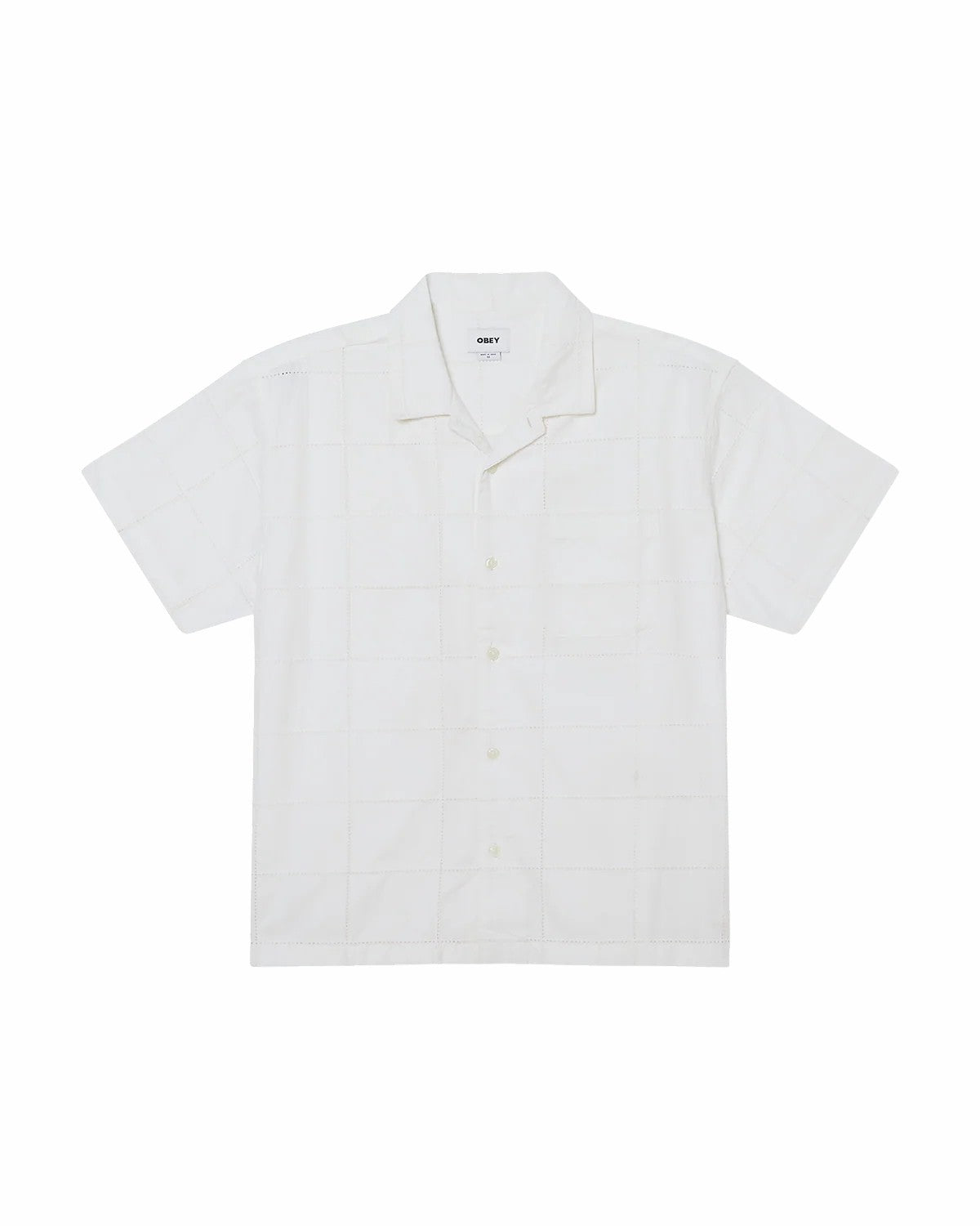 Obey Angelo Ss Shirt White