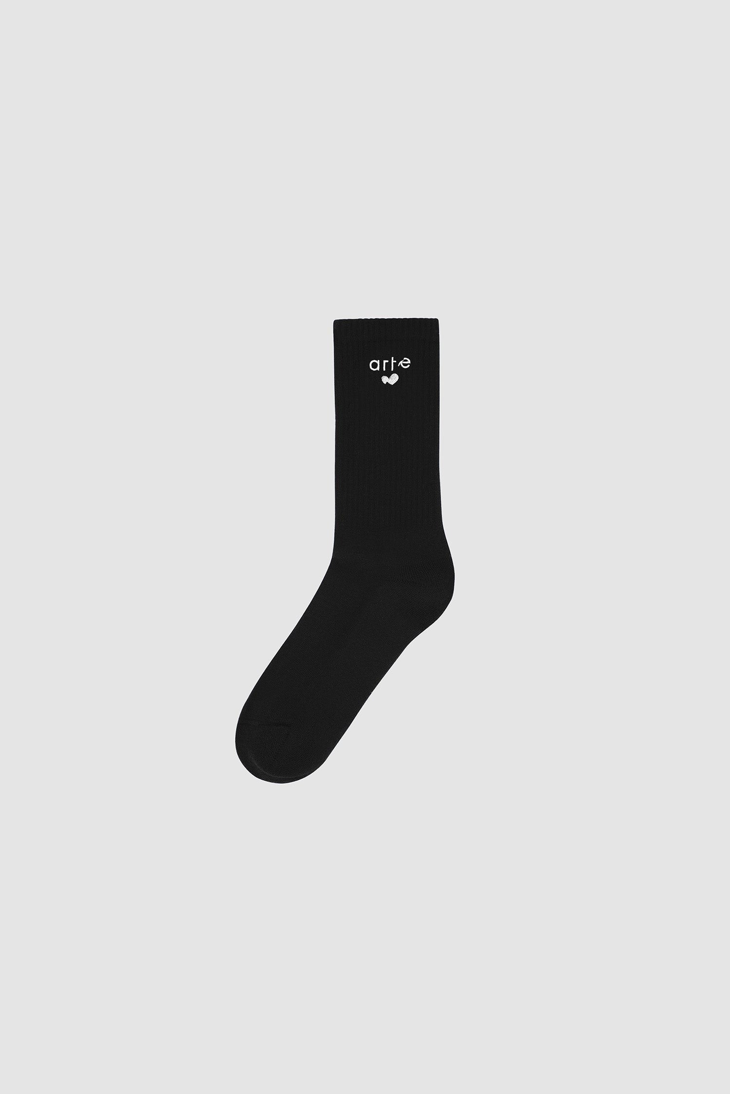 Arte Heart Logo Socks Black