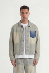 Dont Waste Culture Trenwyn Overshirt Sand Pale