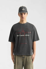 Dont Waste Culture Veyric Tee Washed Black