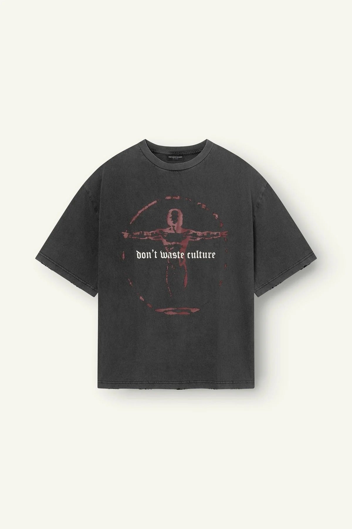 Dont Waste Culture Veyric Tee Washed Black