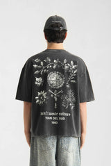 Dont Waste Culture Olivinne Tee Faded Black