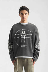 Dont Waste Culture Xavira Sweater Washed Black