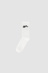 Calze Arte Big Logo Bianche