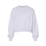 Obey Donna Obey Design Studio Cropped Crewneck Ash Heather Grey