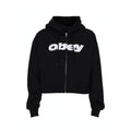 Obey Donna Speed Star Zip Up Black