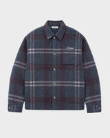 Prohibited Back Again Flannel Overshirt Blue Red