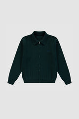 Arte Antwerp Cable Knit Zip Cardigan Green