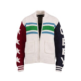 Obey Donna Etta Cowichan Sweater Unbleached Multi