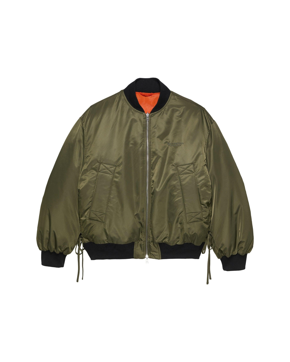 New Amsterdam Surf Association Reversible Bomber Jacket Army Green