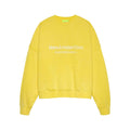 New Amsterdam Surf Association Worked Logo Crewneck Lemon