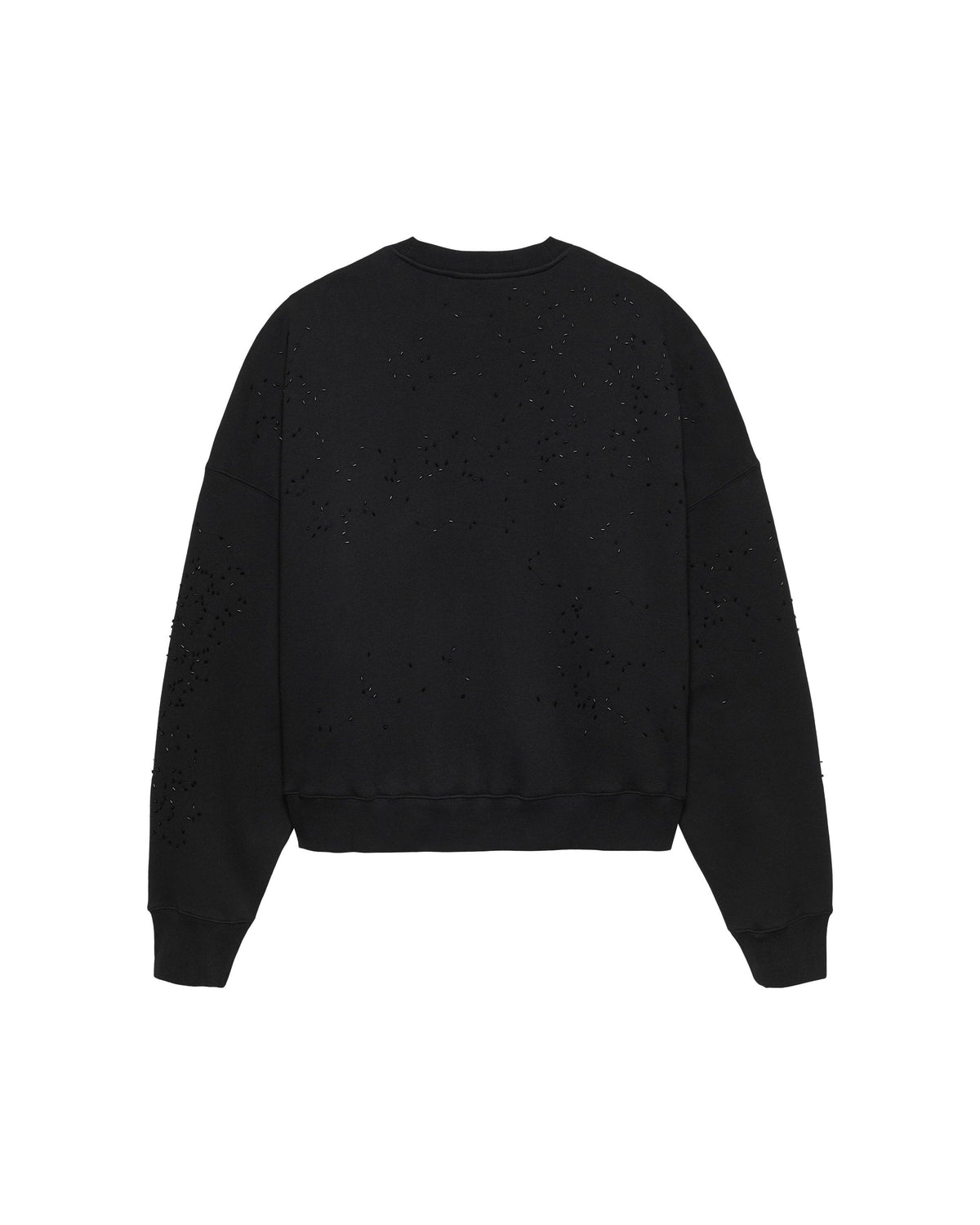 New Amsterdam Surf Association Worked Logo Crewneck Strass Black