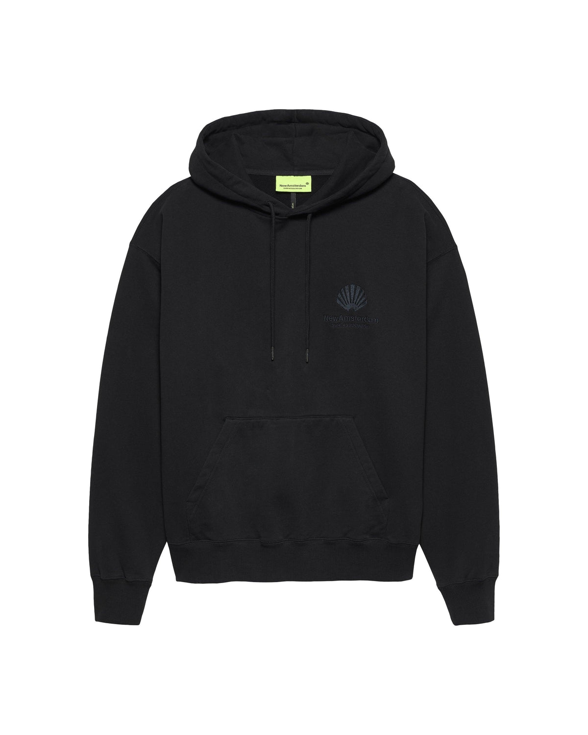 New Amsterdam Surf Association Logo Hoodie Black