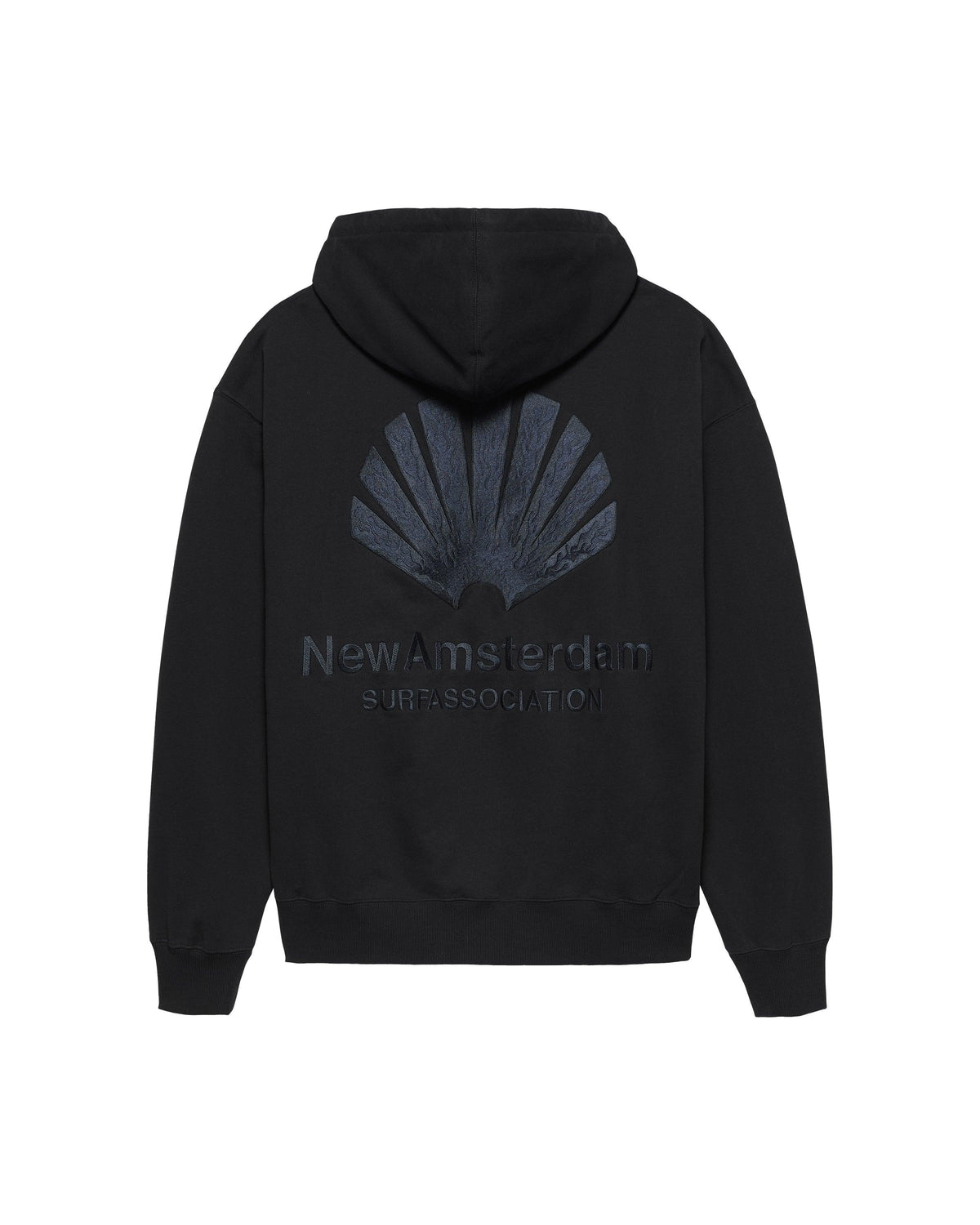 New Amsterdam Surf Association Logo Hoodie Black