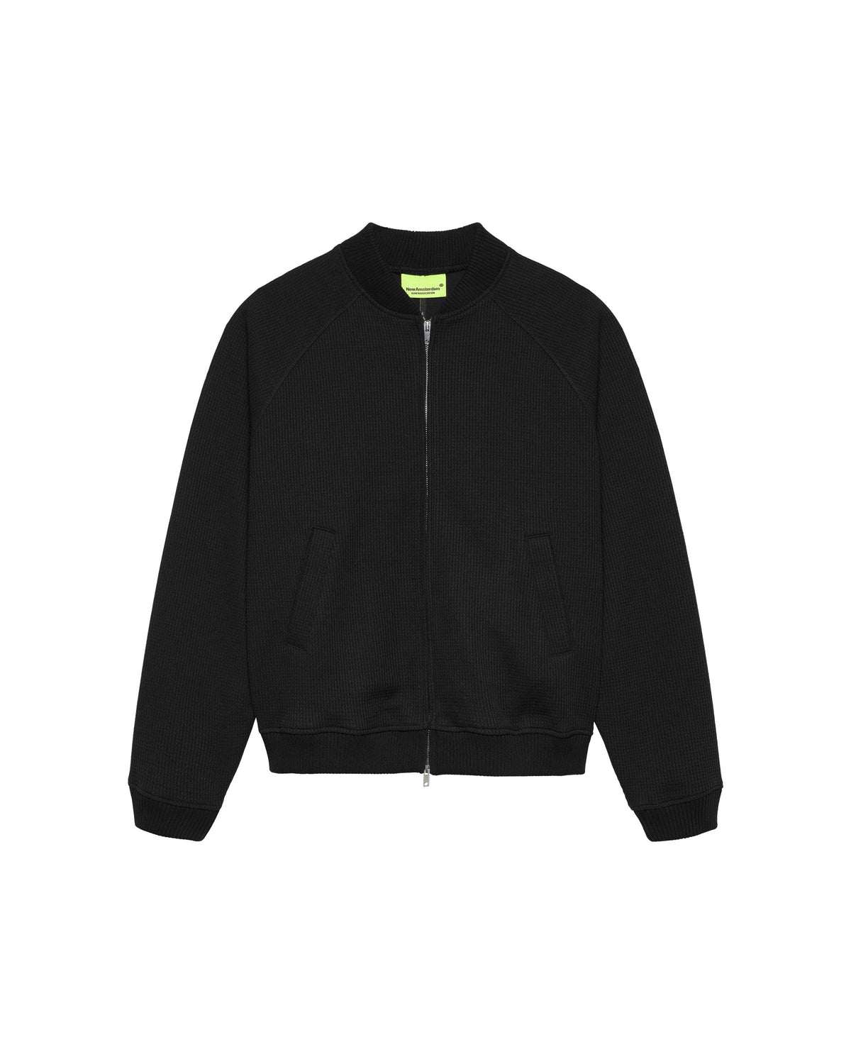 New Amsterdam Surf Association Waffle Zip Up Black