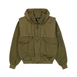 Alpha Industries Cwu 45 P D Tec Hood Jacket Dark Olive