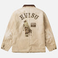 Evisu Seagull Multi Pocket Vintage Canvas Coverall Jacket Beige