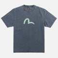 Evisu Ebisu And Seagull Print Tee Navy