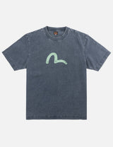 Evisu Ebisu And Seagull Print Tee Navy