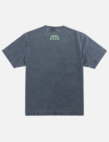 Evisu Ebisu And Seagull Print Tee Navy