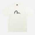 Evisu Ebisu And Seagull Print Tee Cream