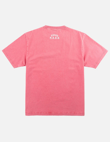 Evisu Ebisu And Seagull Print Tee Red