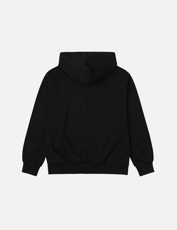 Evisu Seagull Print Relax Fit Hoodie Black