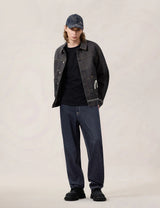 Evisu Logo Seagull Embroidery Denim Jacket Indigo