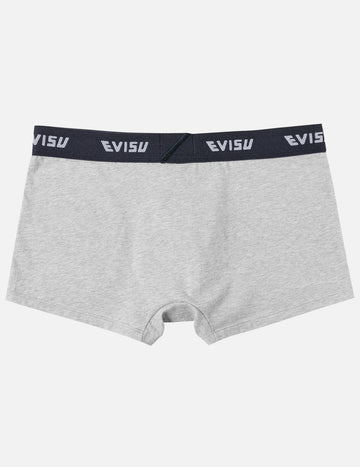 Evisu Multi Logo Pocket Trunks Grey