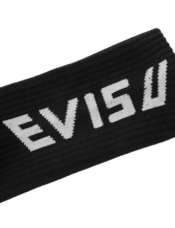 Evisu Jacquard Long Socks Black