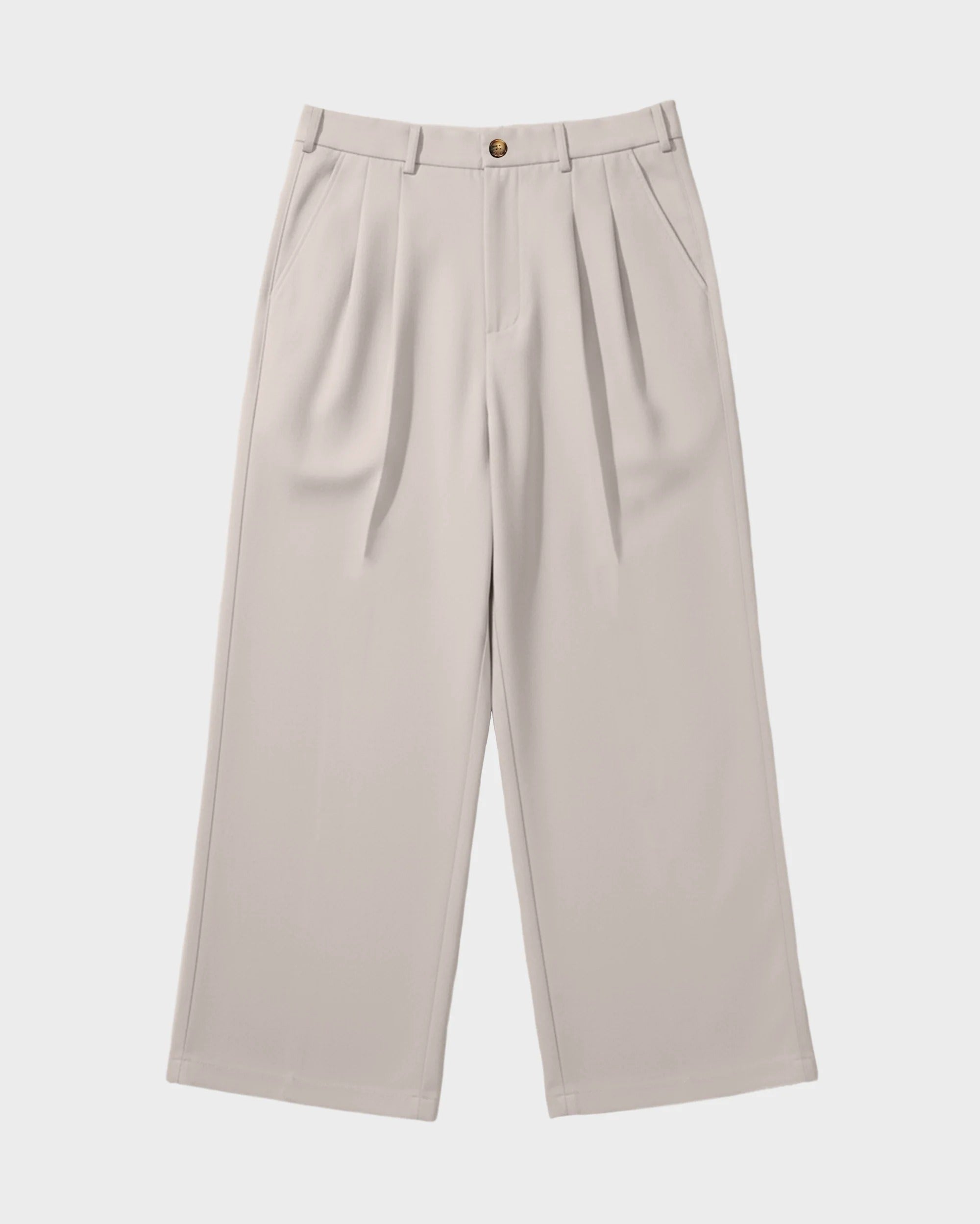 Prohibited Redline Double Pleated Pants Cream