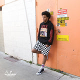 Cookman Chef Short Pants  Checker Black