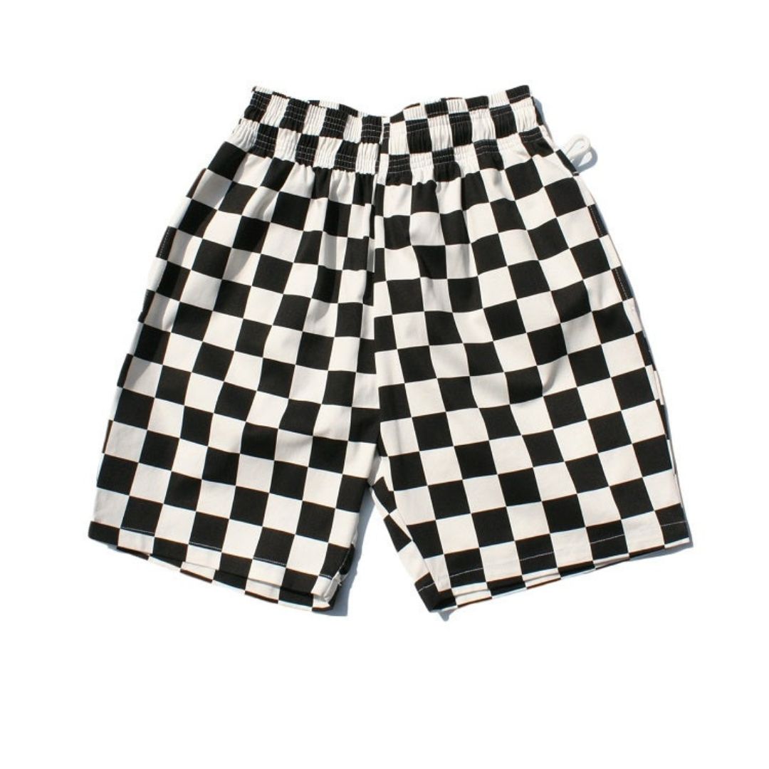 Cookman Chef Short Pants  Checker Black