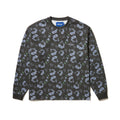 Awake Ny T-shirt termica floreale nera