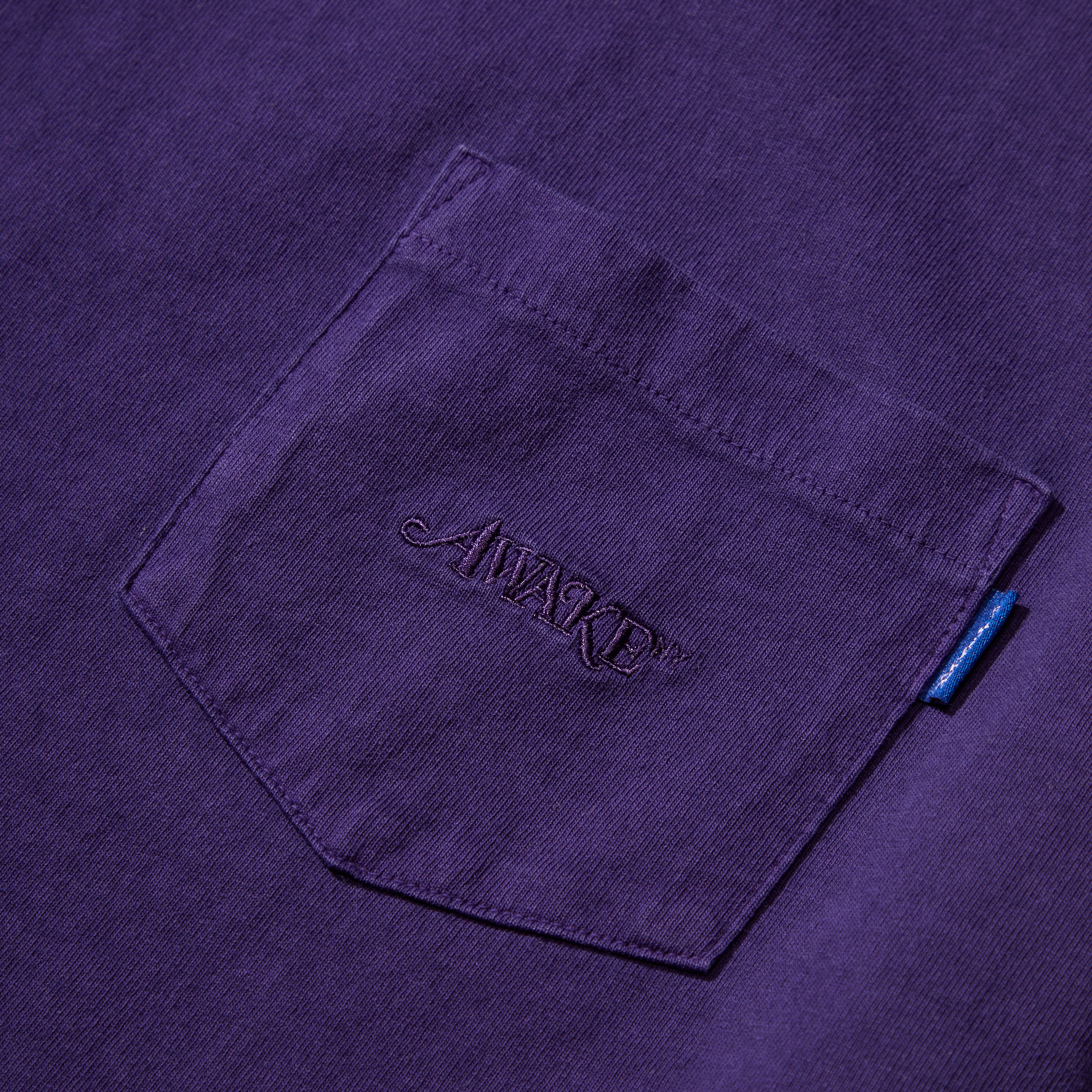 Awake Ny Pocket Tee Purple