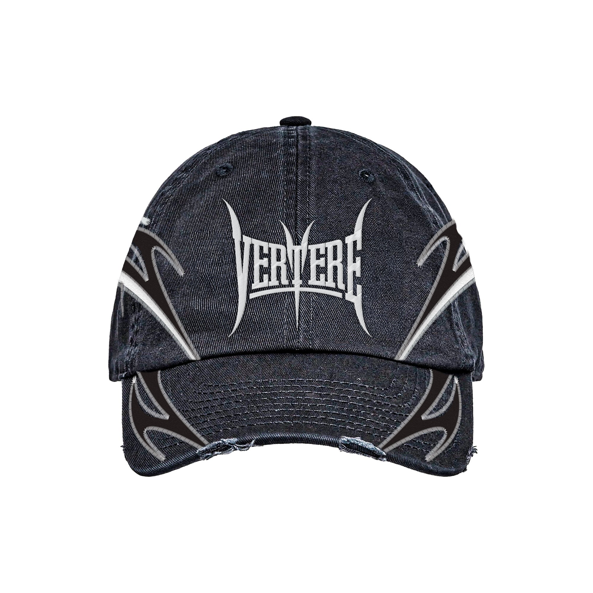 Vertere Berlin Venom Cap Distressed Black