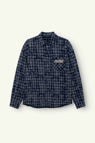 Dont Waste Culture Levi Overshirt Blue
