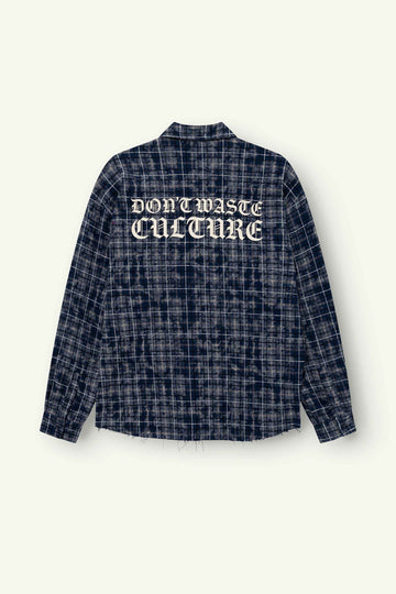 Dont Waste Culture Levi Overshirt Blue