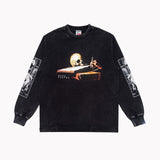 Devastates Epilog Ls Gfx Tee Washed Black