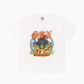 Devastates Horns Gfx Tee White