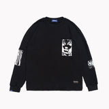 Devastates Carbon Ls Waffle Top Black