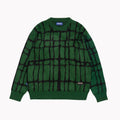Devastates Moss Brushed Knitted Sweater Green