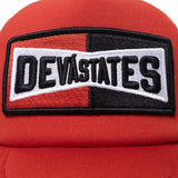Devastate Grease Trucker Cap Red