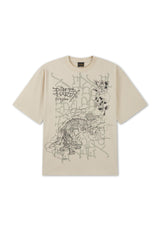 Ed Hardy Mutli Graphic Tee Grey