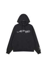 Ed Hardy Dead Or Alive Diamante Hoodie Black