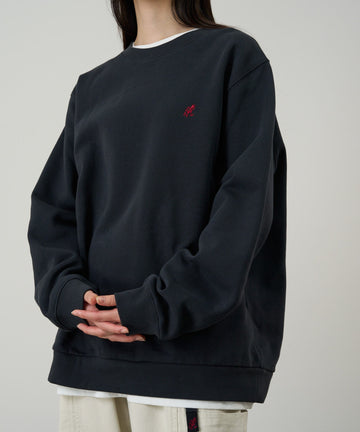Gramicci One Point Crew Sweatshirt Vintage Black