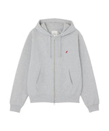 Gramicci One Point Zip Hooded Sweatshirt Grey Heather