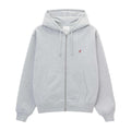 Felpa con Cappuccio e Cerniera Gramicci One Point Grigio Heather