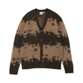 Gramicci Mohair Splatter Cardigan Taupe Splatter