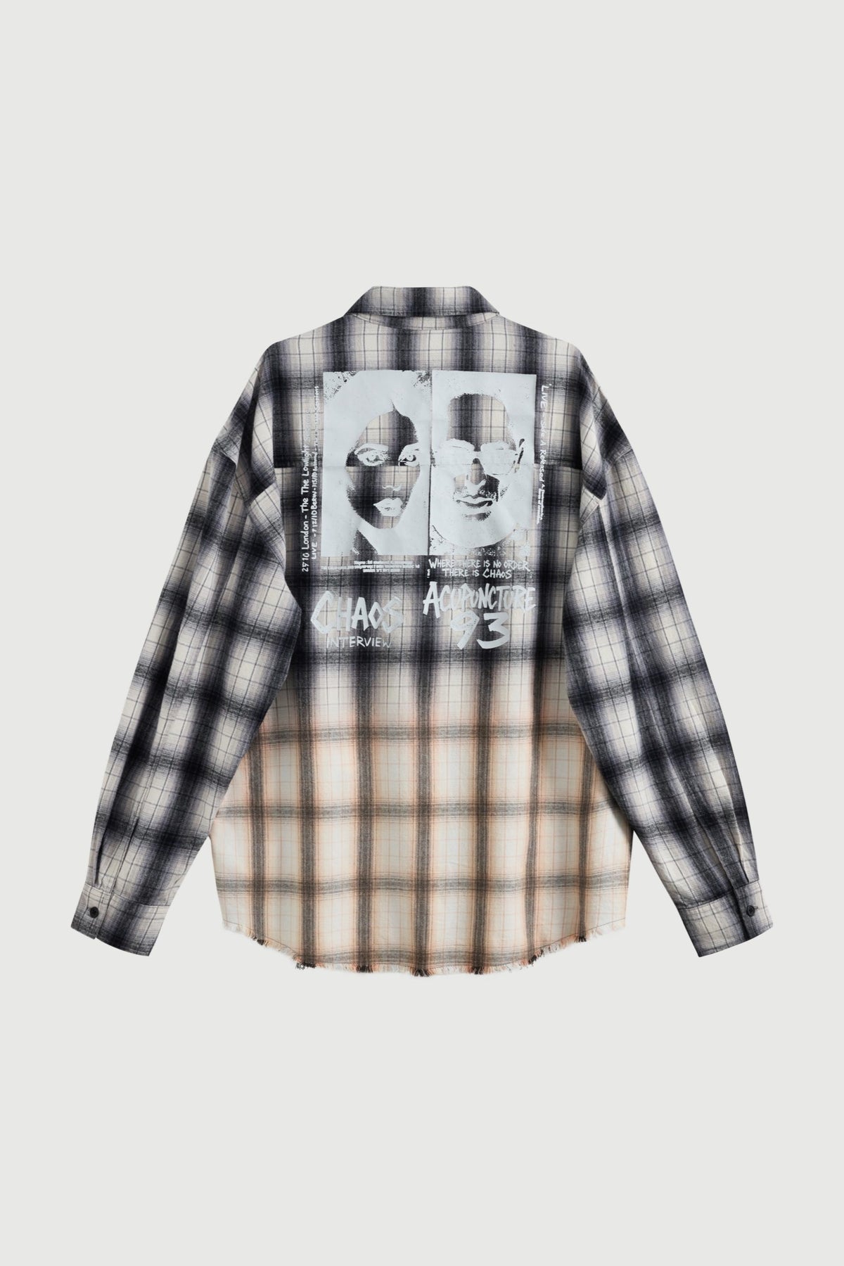 Acupuncture Punker Shirt Black White